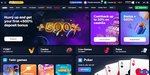 1win online casino Thailand